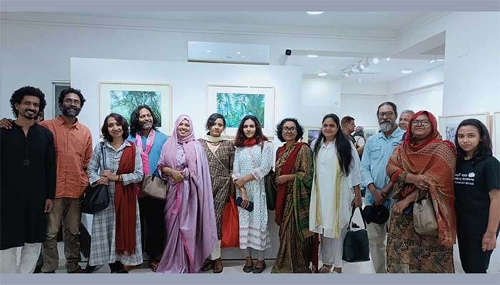 The 11 artists participating in the exhibition are Dhali Tomal, Farzana Bobby, Ishrat Jahan, Konok Aditya, Mamun Hossain, Nargis Punam, Nazmul Haque, Shakti Noman, Tania Haque, Upma Dash, and Jemrina Haque || Photo: Collected 