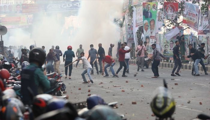 Clash scene in Nayapaltan || Photo: Shampratik Deshkal