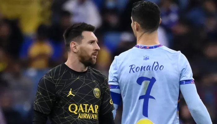 Ronaldo Punched But Scores Twice in Saudi Reunion with Messi  