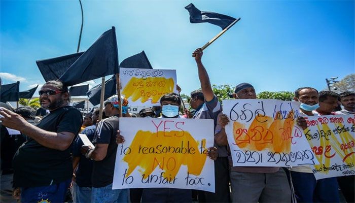 Sri Lanka Outlaws Strikes As Anti-Tax Protests Spread 