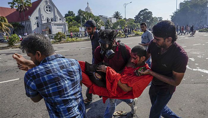 Sri Lanka Police Fire Tear Gas at Election Protest; 15 Hurt 