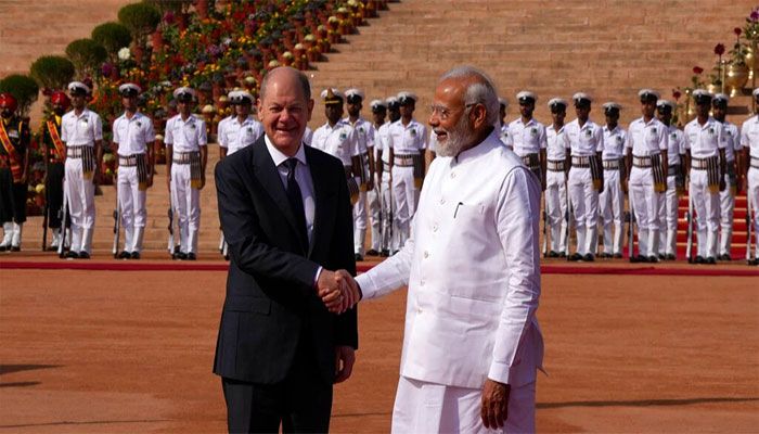 German Leader Seeks Indian Support for Russia's Isolation