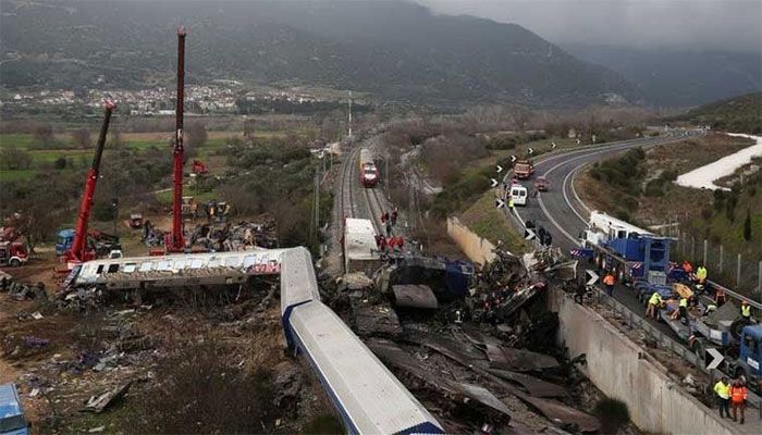 Greece's deadliest train accident claims dozens of lives. Photo: Collected  