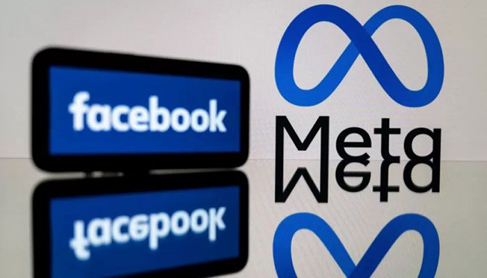 The illustration image taken on January 12, 2023 in Toulouse, southwestern France, shows a smartphone and a computer screen displaying the logos of the social network Facebook and its parent company Meta || AFP Photo