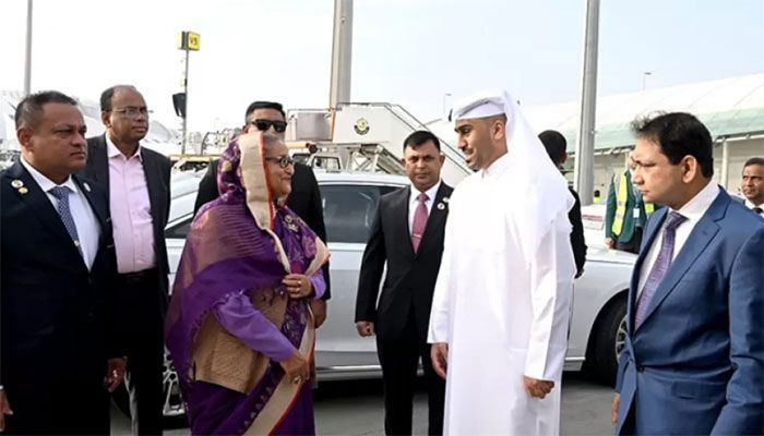PM Leaves Doha for Dhaka  