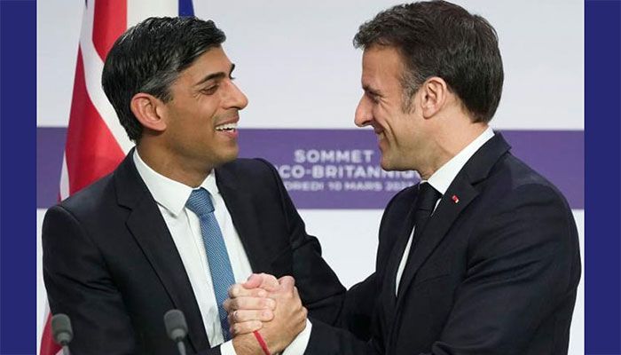 Macron, Sunak Agree UK-France Migrant Deal in Reset Summit  