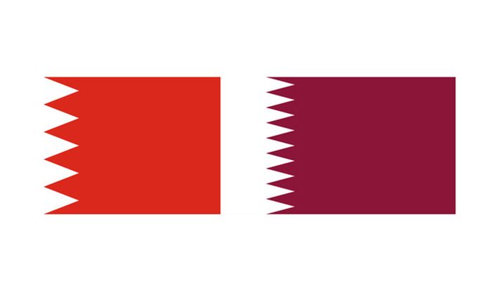 Bahrain and Qatar Flags || Photo: Collected 
