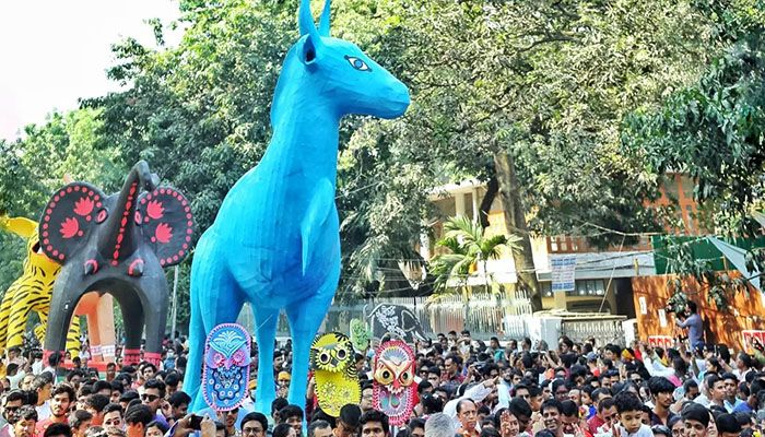 Pahela Baishakh Ushered In with Mangal Shobhajatra 