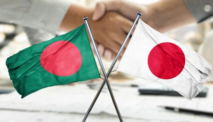 Bangladesh and Japan Flag || Photo: Collected 