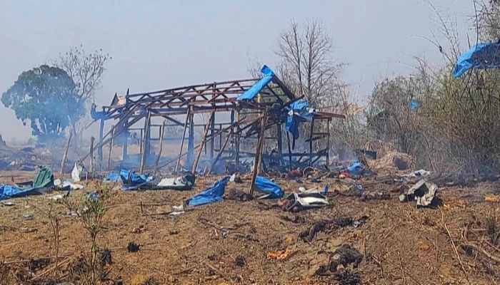 Airstrikes on Myanmar Village Feared to Have Killed 100 