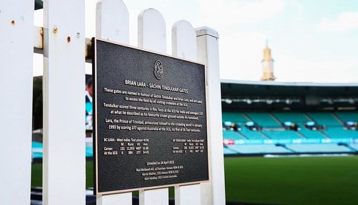 Tendulkar, Lara Honoured With Gates at Sydney Cricket Ground 