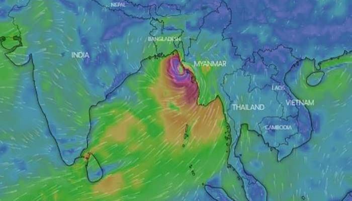 Center of Mocha Likely to Cross Cox's Bazar Coast by 3pm