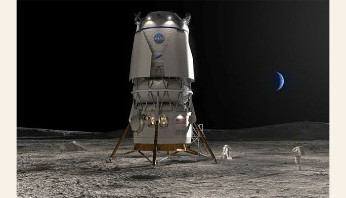 After SpaceX, NASA Taps Bezos's Blue Origin to Build Moon Lander 