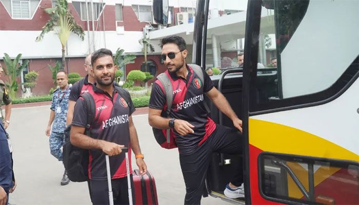 Afghanistan Cricket Team Arrives in Dhaka  