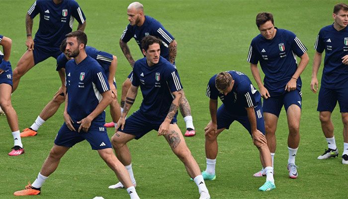 Italy players in training || Photo: Collected