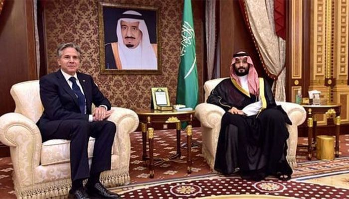 Saudi Crown Prince, Blinken Had 'Candid' Talks in Jeddah 