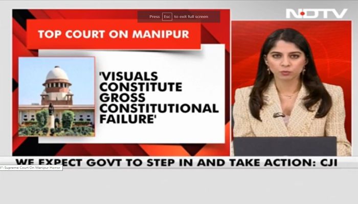 If Government Doesn't Act, We Will": Supreme Court On Manipur Horror