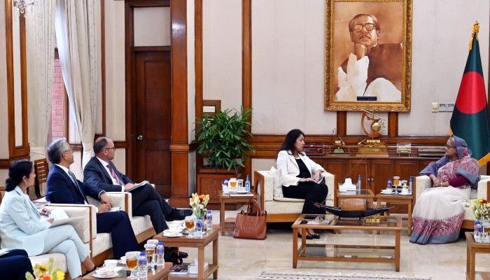 US Under Secy Uzra Zeya meets with PM Hasina || Photo: Collected