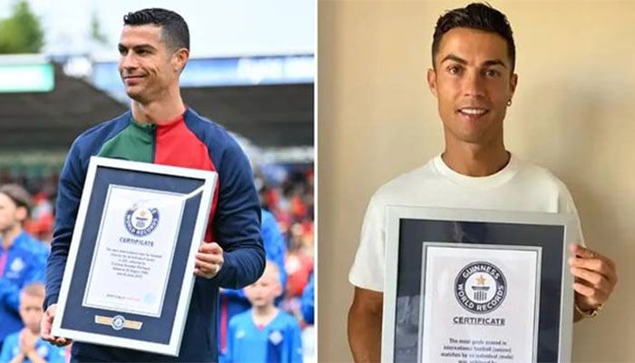 Ronaldo Earns Guinness World Records Title
