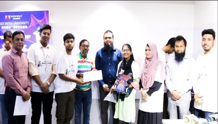 University of Scholars ‘1st Robo Soccer Contest Prize Distribution Ceremony’ hel