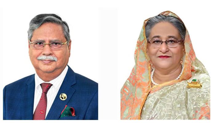Prime Minister Sheikh Hasina and President Mohammed Shahabuddin || Photo: Collected