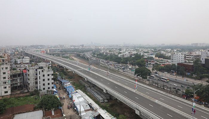 Dhaka Elevated Expressway, the country's first elevated expressway, has started its journey as a carrier of relief in the city of traffic congestion.