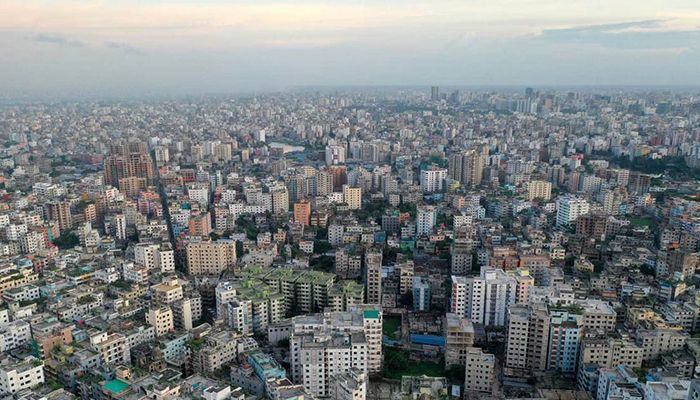The aerial view of Dhaka, the capital of Bangladesh || Photo: Collected 