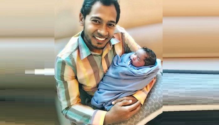 Mushfiq Blessed with Baby Girl || Photo: Collected