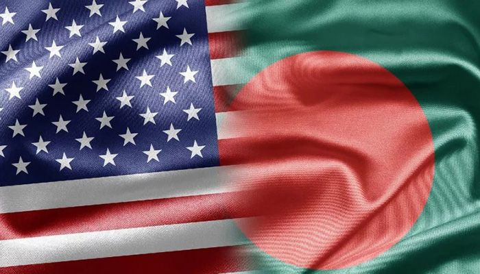 Bangladesh and the United States Flags Collaboration || Photo: Collected