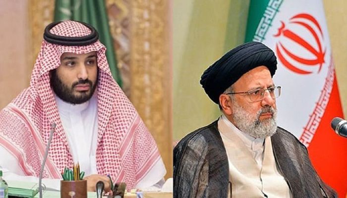 Saudi Crown Prince Mohammed bin Salman and Iranian leader, Ebrahim Raisi || Photo: Collected