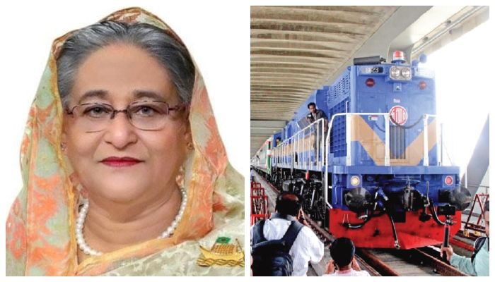 Prime Minister Sheikh Hasina to open the new train service on the Dhaka-Bhanga route through Padma Bridge || Photo: Collected 