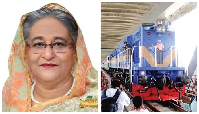 Prime Minister Sheikh Hasina to open the new train service on the Dhaka-Bhanga route through Padma Bridge || Photo: Collected