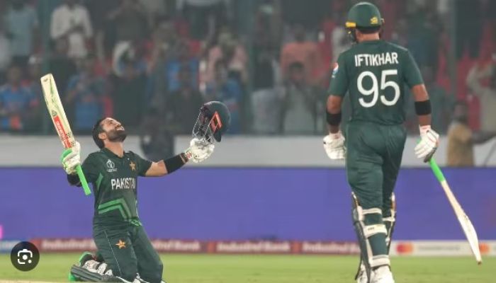 Pakistan Scores World Cup Record 345 to Beat Srilanka. Photo Collected 