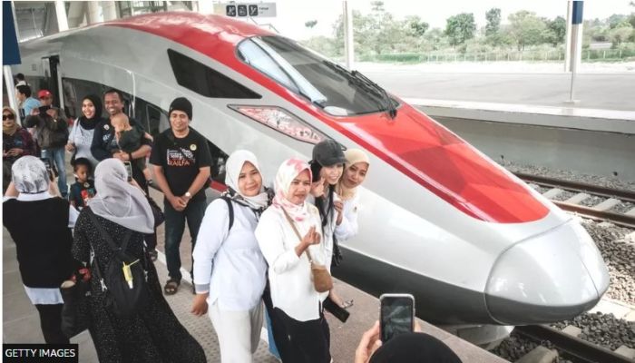 Indonesia's launch of its China-backed high-speed railway will be first of its kind in South East Asia. Image: CNN