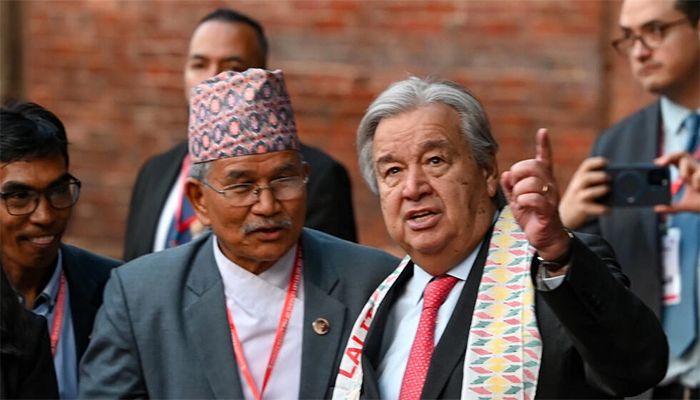 Nepal's glaciers melted 65 percent faster in the last decade than in the previous one, said Guterres, who is on a four-day visit to Nepal || Photo: AFP
