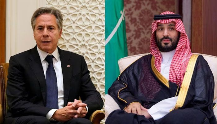 Blinken Meets Saudi Crown Prince 
