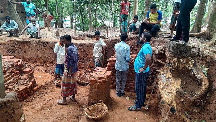 On September 16, the Director General of the Directorate of Archeology (Additional Secretary Dhaka) Chandan Kumar Dey inaugurated this excavation work. The office of Regional Director of Chattogram and Sylhet Division of Directorate of Archeology is supervising the excavation work.