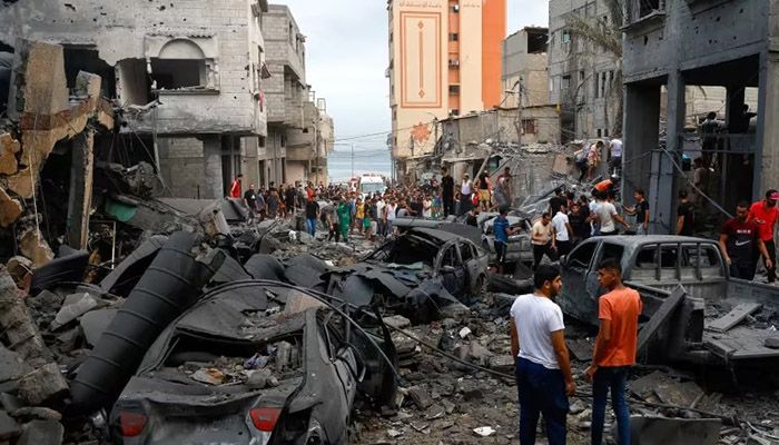 At least 493 people have also been killed in the Gaza Strip after Israeli military launched air strikes on the Palestinian enclave in response to the Hamas attack || Photo: Collected 