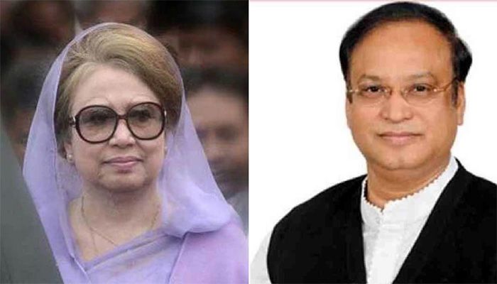 BNP Chairperson Khaleda Zia and Awami League MP Haji Selim || Photo: Collected 