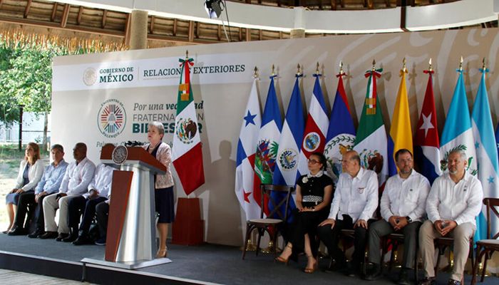 The statement after the meeting held in the southern city of Palenque was read out by Mexican Foreign Minister Alicia Barcena || Photo: Collected 