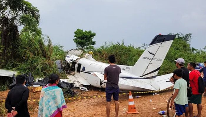 A small plane crashed in the Brazilian Amazon || Photo: Collected