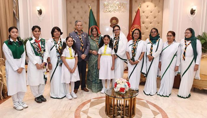 President For Expanding Girl Guides Activities At Grassroots
