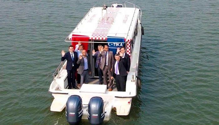 Turkish government has donated a sea ambulance for Rohingyas in Bhashanchar || Photo: Collected 