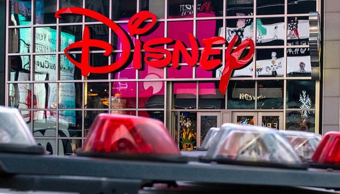 The logo of the Times Square Disney store is seen in Times Square, New York City, US 5 December, 2019 || Photo: Reuters
