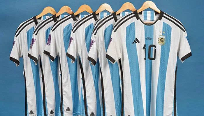 Lionel Messi's Jersey || Photo: AFP