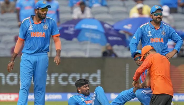 India's Hardik Pandya Ruled Out Of Cricket World Cup