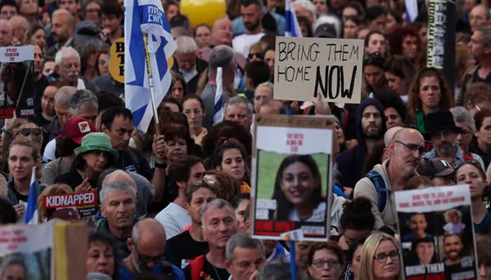 A March of Hostage Family at Tel Aviv || Photo: Reuters