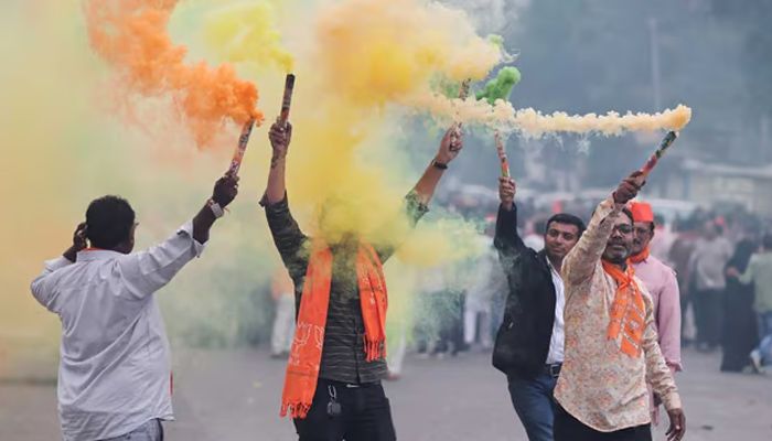 BJP Sweeps Polls In 3 Indian States