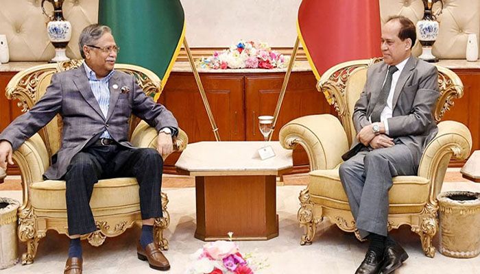 CEC Meets President At Bangabhaban