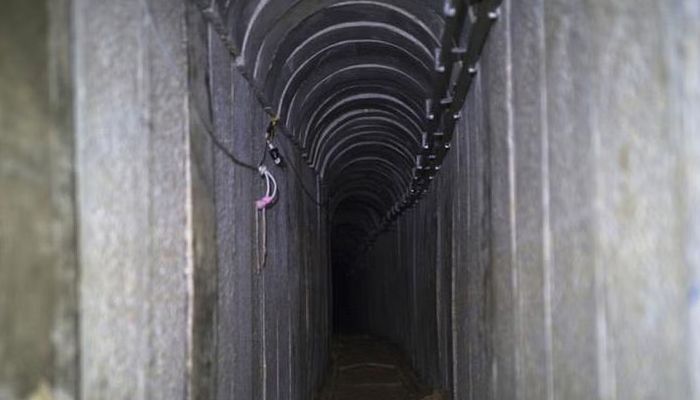 A tunnel exposed by the Israeli military || Photo: Reuters
